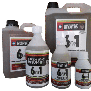 FUNGICIDA Y PLAGUICIDA PREVENTIVO 6 EN 1 GREEN LEAF