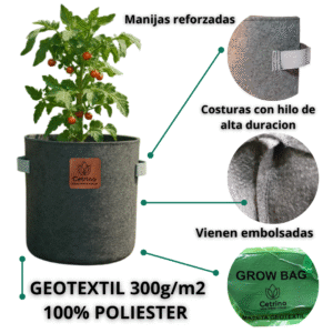 MACETA GEOTEXTIL LINEA GREEN CETRINO