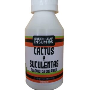 PLAGUICIDA ORGANICO CACTUS Y SUCULENTAS 100CC GREEN LEAF