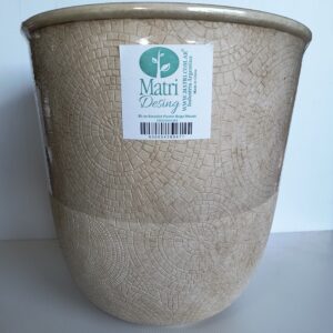 MACETA BENEDICT BEIGE MOSAIC IMPORTADA MATRI